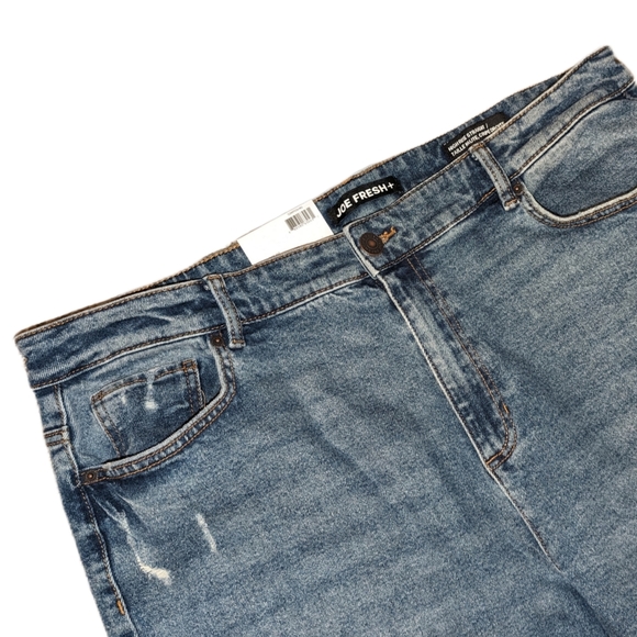 *NWT* Joe Fresh High Rise Straight Jeans, Plus Size 18W - Picture 2 of 7